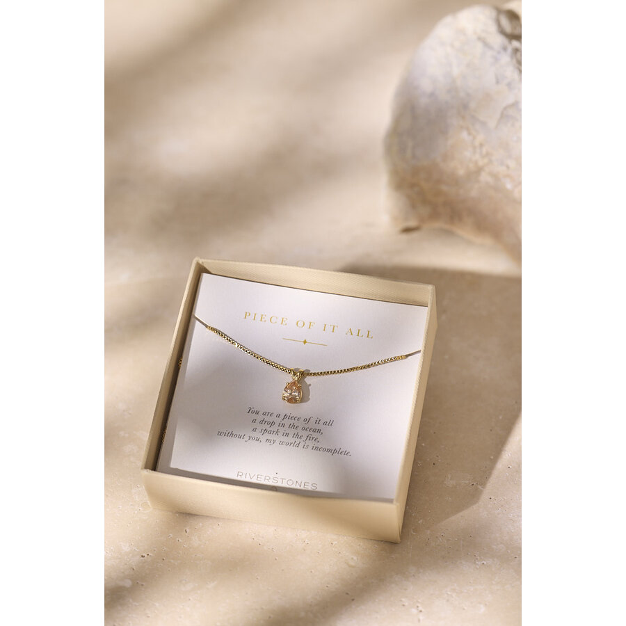 Drop Necklace Gold Plated-4