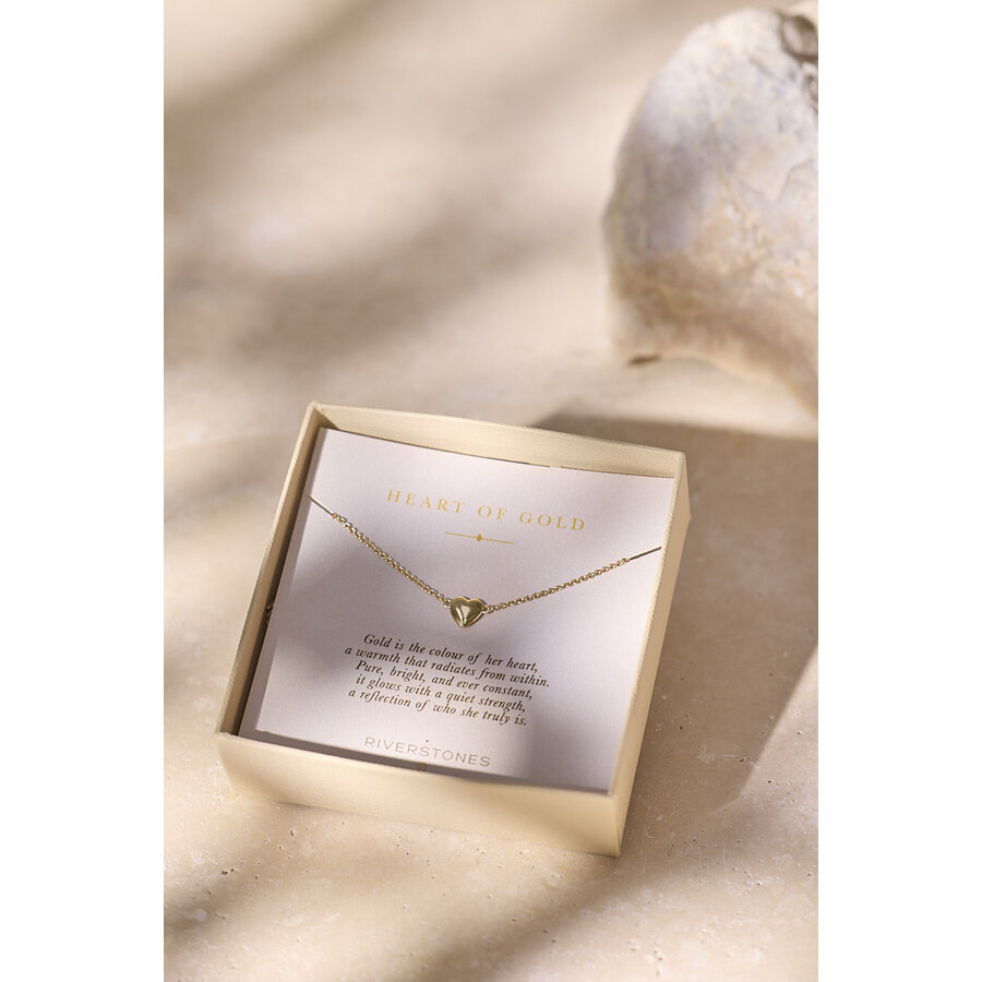 Heart of Gold Necklace Gold Plated-3