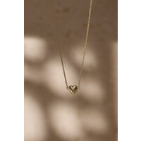 thumb-Heart of Gold Necklace Gold Plated-4