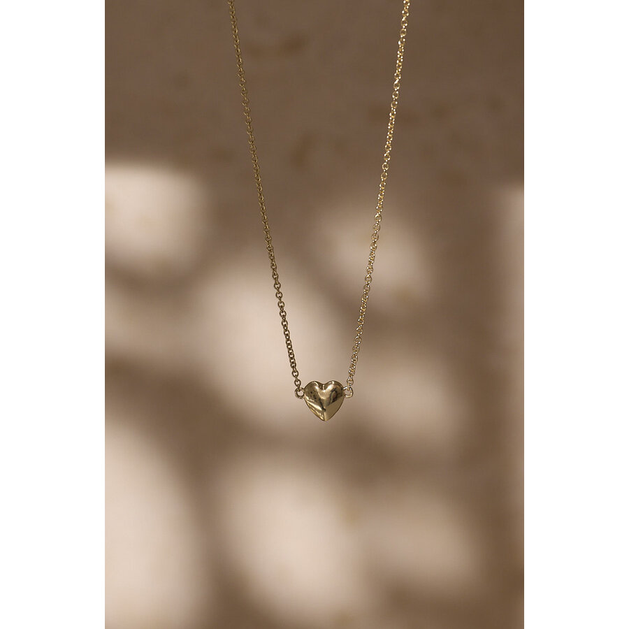 Heart of Gold Necklace Gold Plated-4