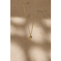 thumb-Shell Necklace Gold Plated-1