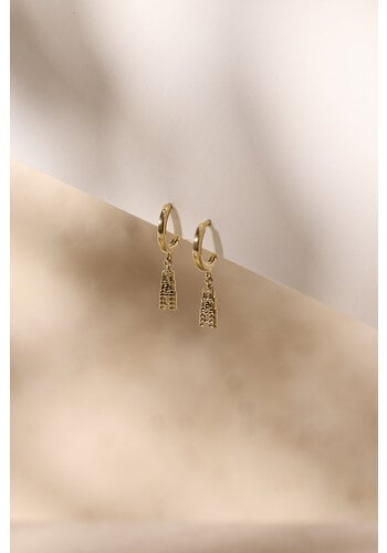 Domtoren Utrecht Earrings Gold Plated 
