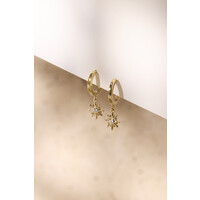 thumb-Sunshine Hoops Gold Plated-1
