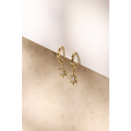 Sunshine Hoops Gold Plated 