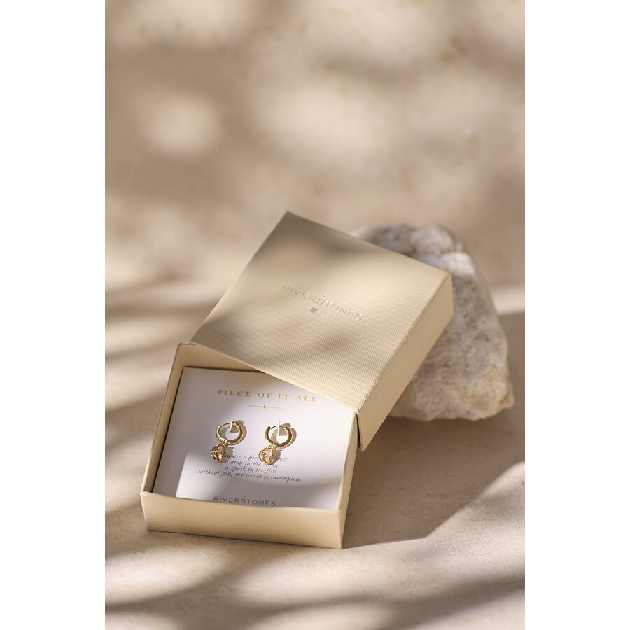 Drop Hoops Gold Plated-2