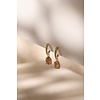 Drop Hoops Gold Plated