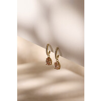 thumb-Drop Hoops Gold Plated-1