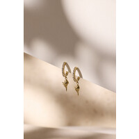 thumb-Shell Hoops Gold Plated-1