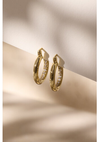 Inner Beauty Hoops Gold Plated 