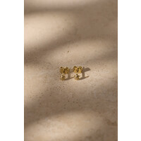 thumb-Go Slow Studs Gold Plated-4