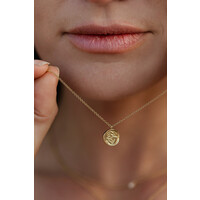thumb-Mom Necklace Gold Plated-3