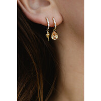 thumb-Shell Hoops Gold Plated-2