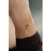 thumb-Wishbone Bracelet Gold Plated-4