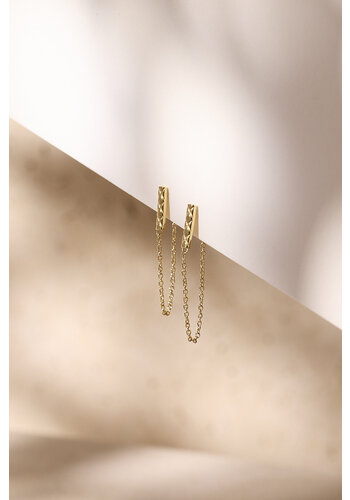Metropolis Earrings Gold Plated 