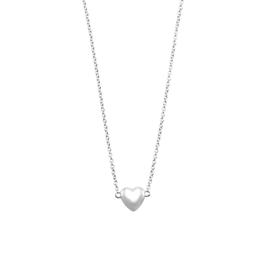 Heart of gold Neckalce Silver-1