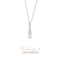 Martini Necklace Silver