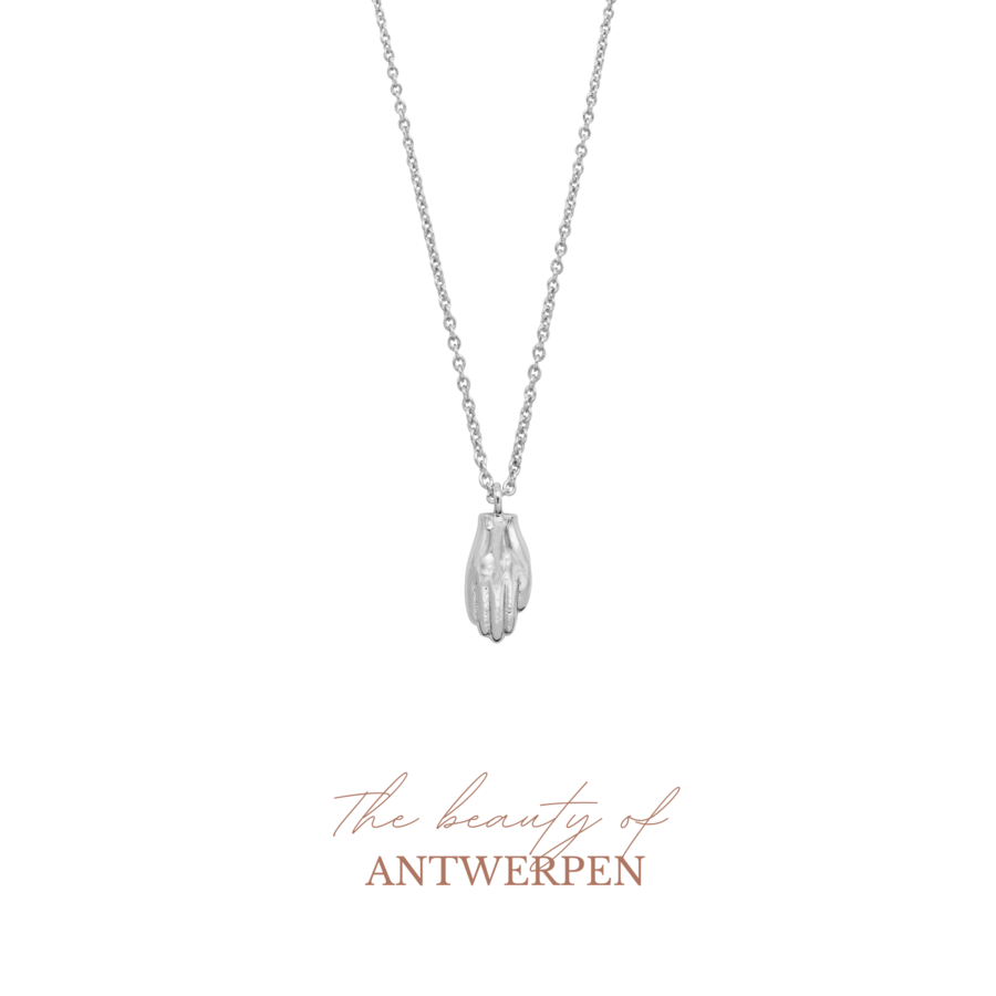 Antwerpse Handjes Necklace Silver-1