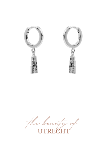 Domtoren Utrecht Earrings Silver 