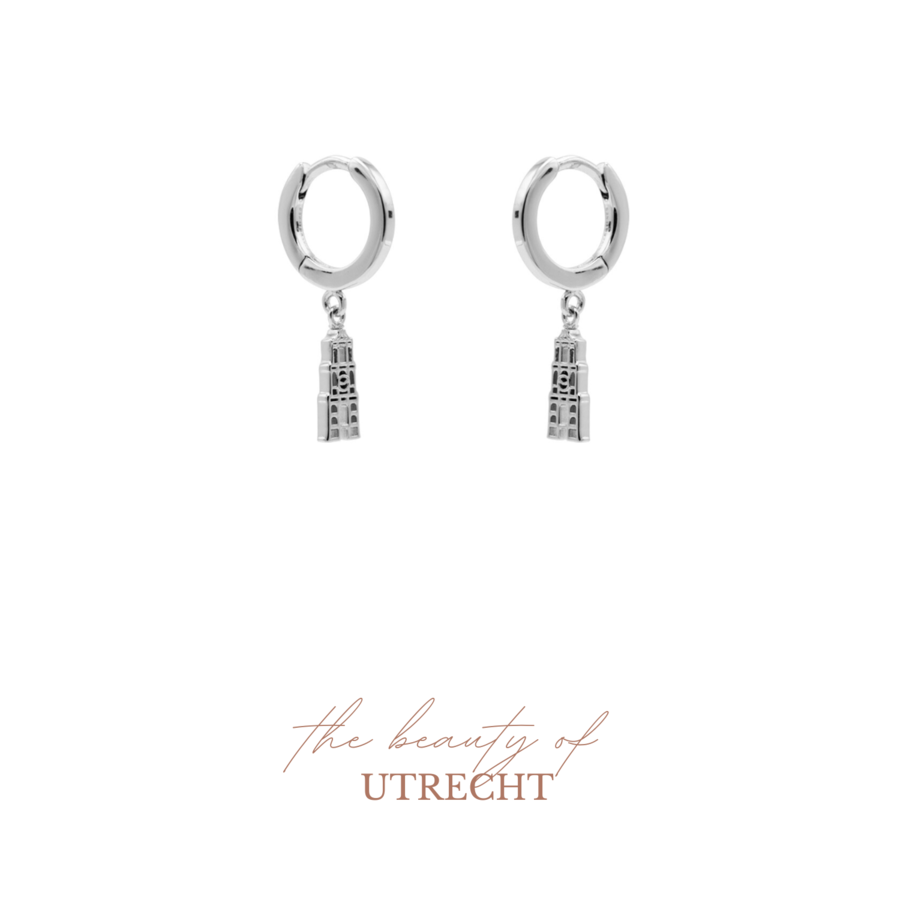 Domtoren Utrecht Earrings Silver-1
