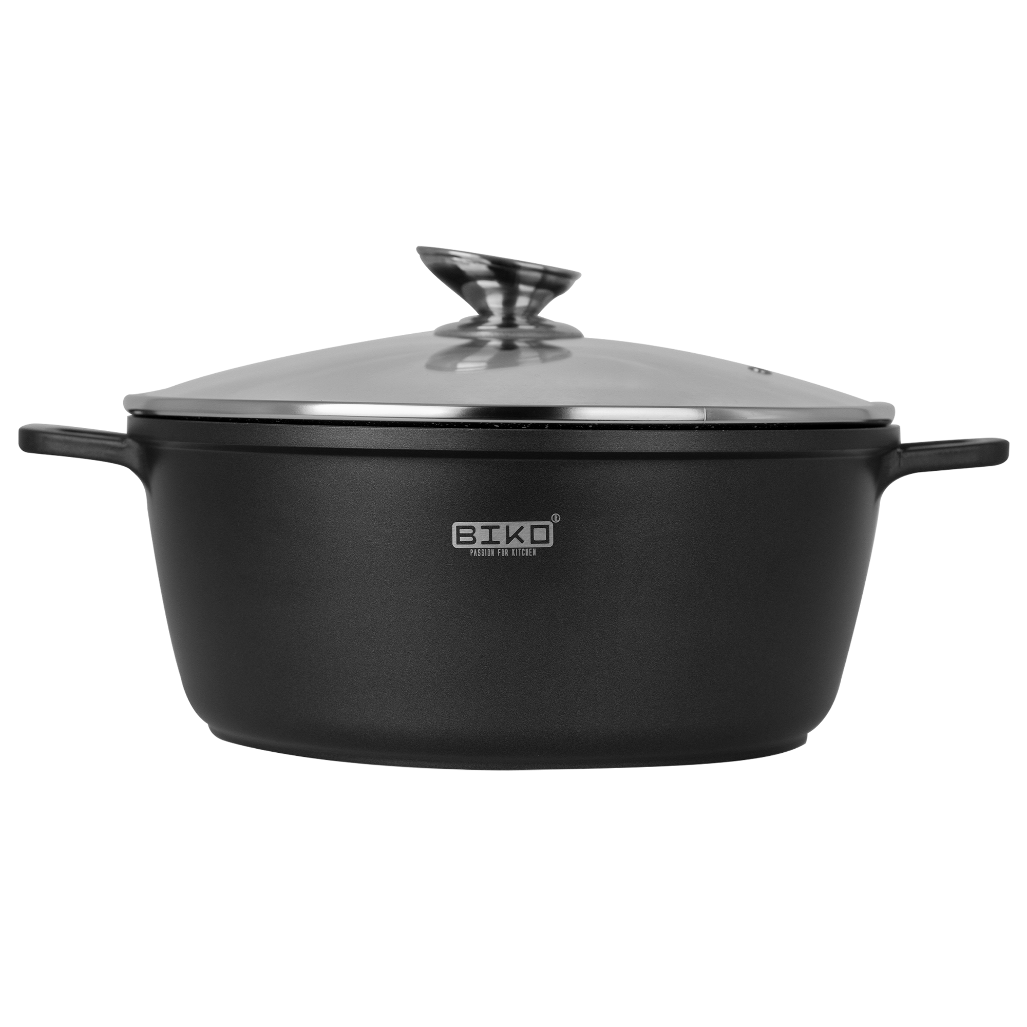 Braadpan Ø 40 cm - Glazen deksel marmeren coating - Blackstone