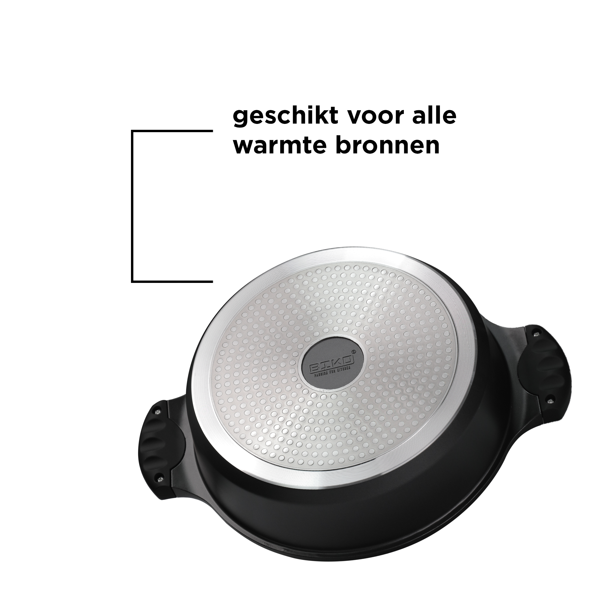 Aluminium Tajine | Meknes | Alle warmtebronnen | Ø 32 cm | Zwart
