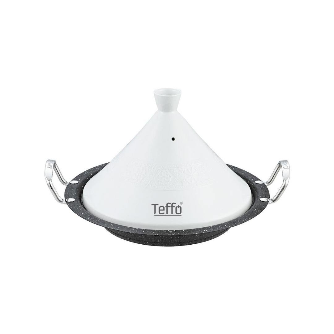 Tajine - Anti-aanbaklaag - PFOA-vrij - Wit