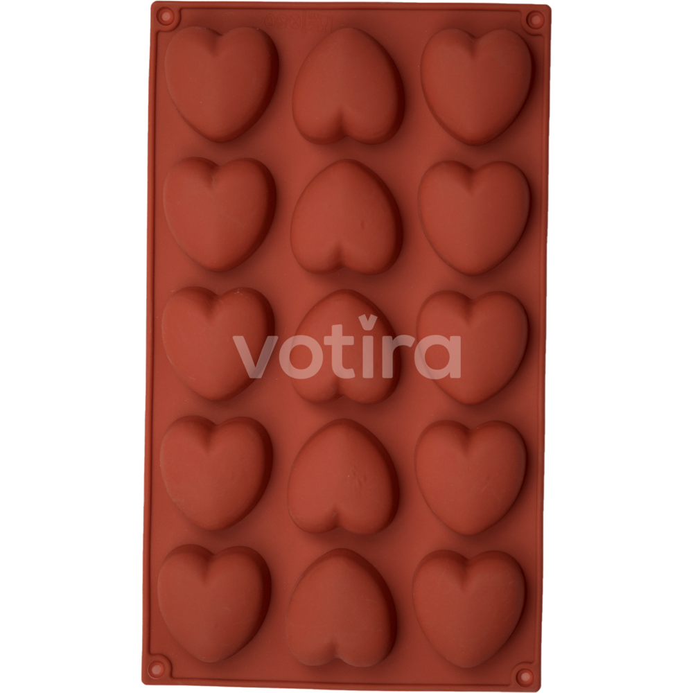 speelgoed Bezem audit Votira - Siliconen bakvorm - Hart - Mal - 15 stuks - BPA-vrij - VOTIRA -  Lifestyle en Wonen