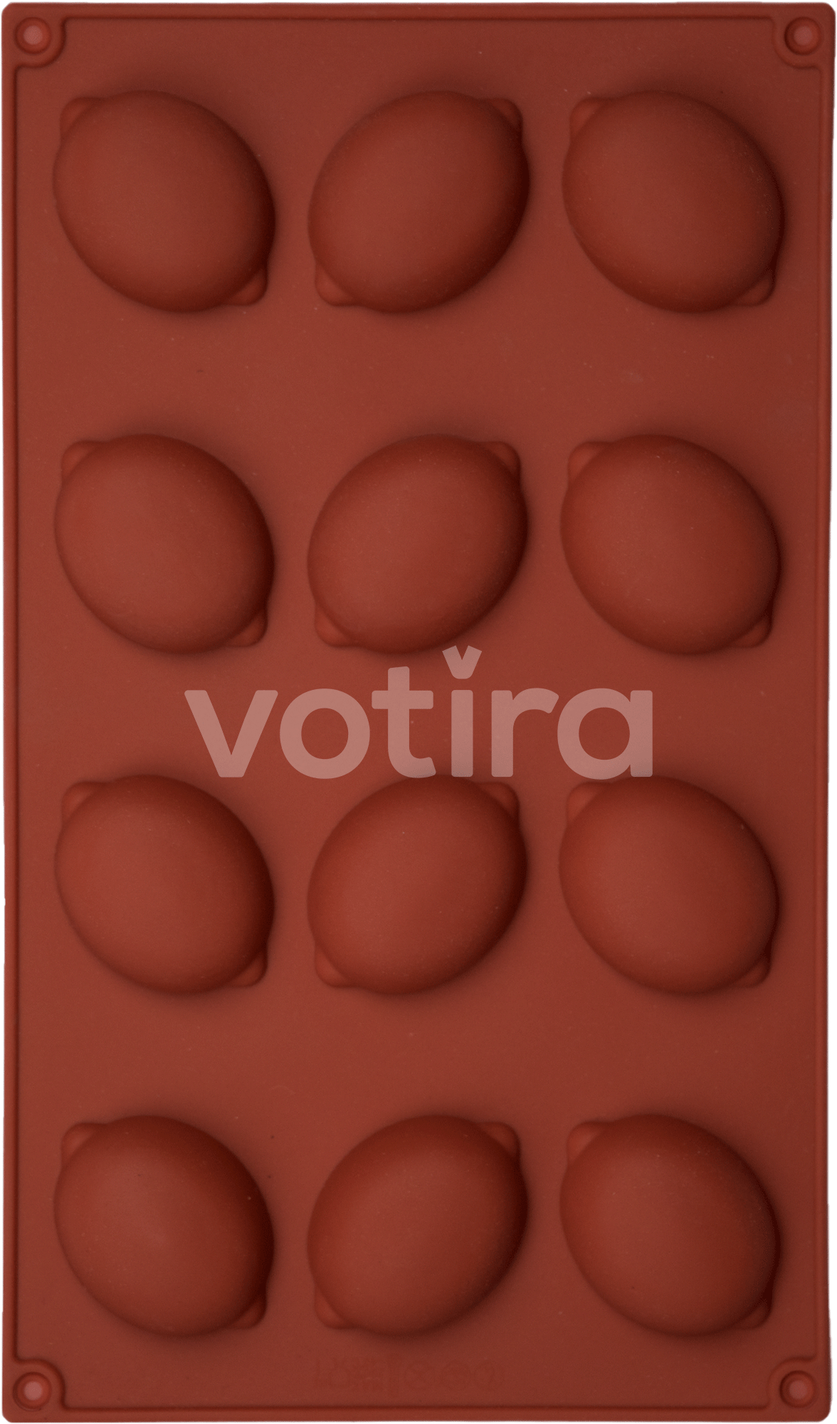 Siliconen bakvorm - Citroen - Mal - 12 vormpjes - BPA-vrij