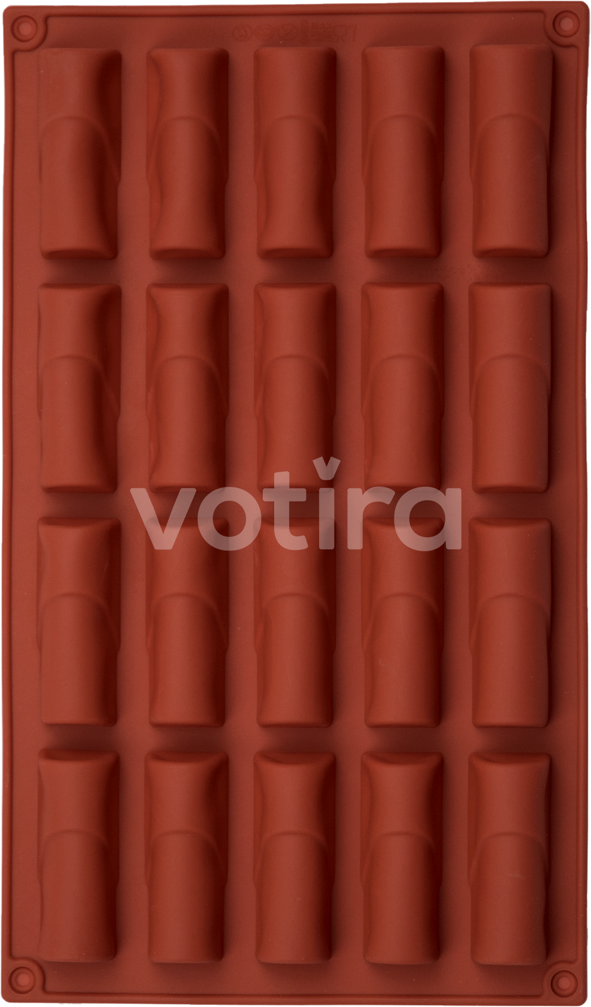 ondergronds Verstrikking pil Votira - Siliconen bakvorm - Mini Buche - Mal - 20 stuks - BPA-vrij -  VOTIRA - Lifestyle en Wonen