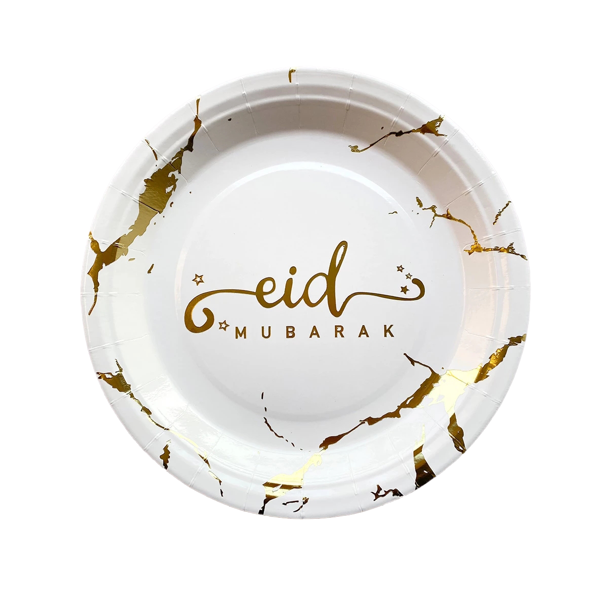 bende het is nutteloos Op tijd Votira - Eid mubarak decoratie - Bord - Ø23 cm - 10 stuks - Accessoires -  Wit - VOTIRA - Lifestyle en Wonen
