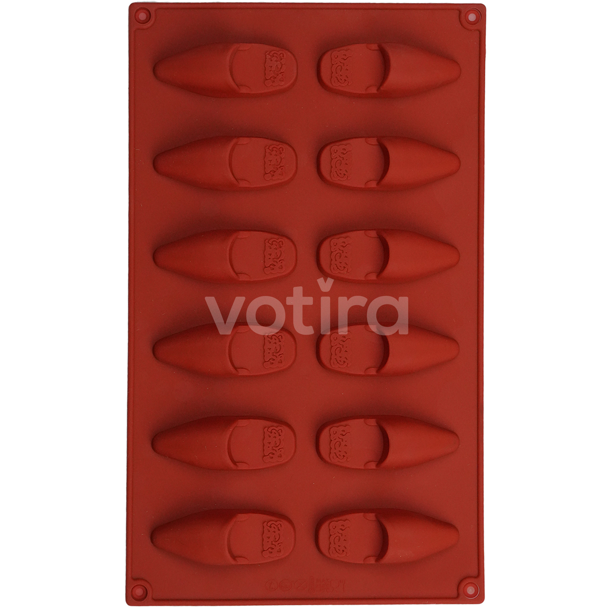 Siliconen bakvorm - Belga - Mal - 12 vormpjes - BPA-vrij