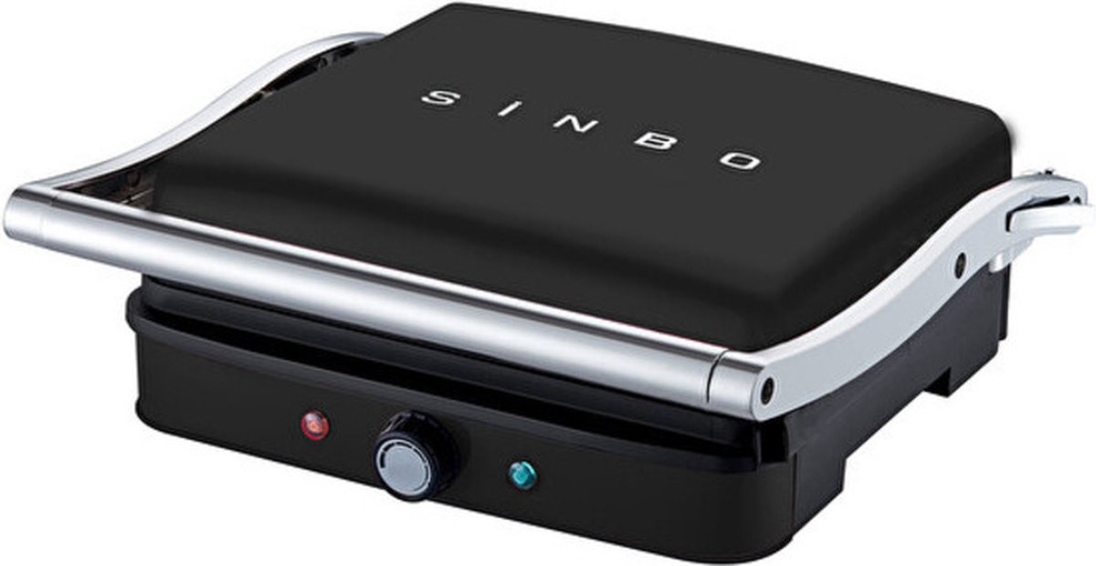 Grill & Sandwichmaker - Contactgrill - Tosti Apparaat - 2000W - Zwart