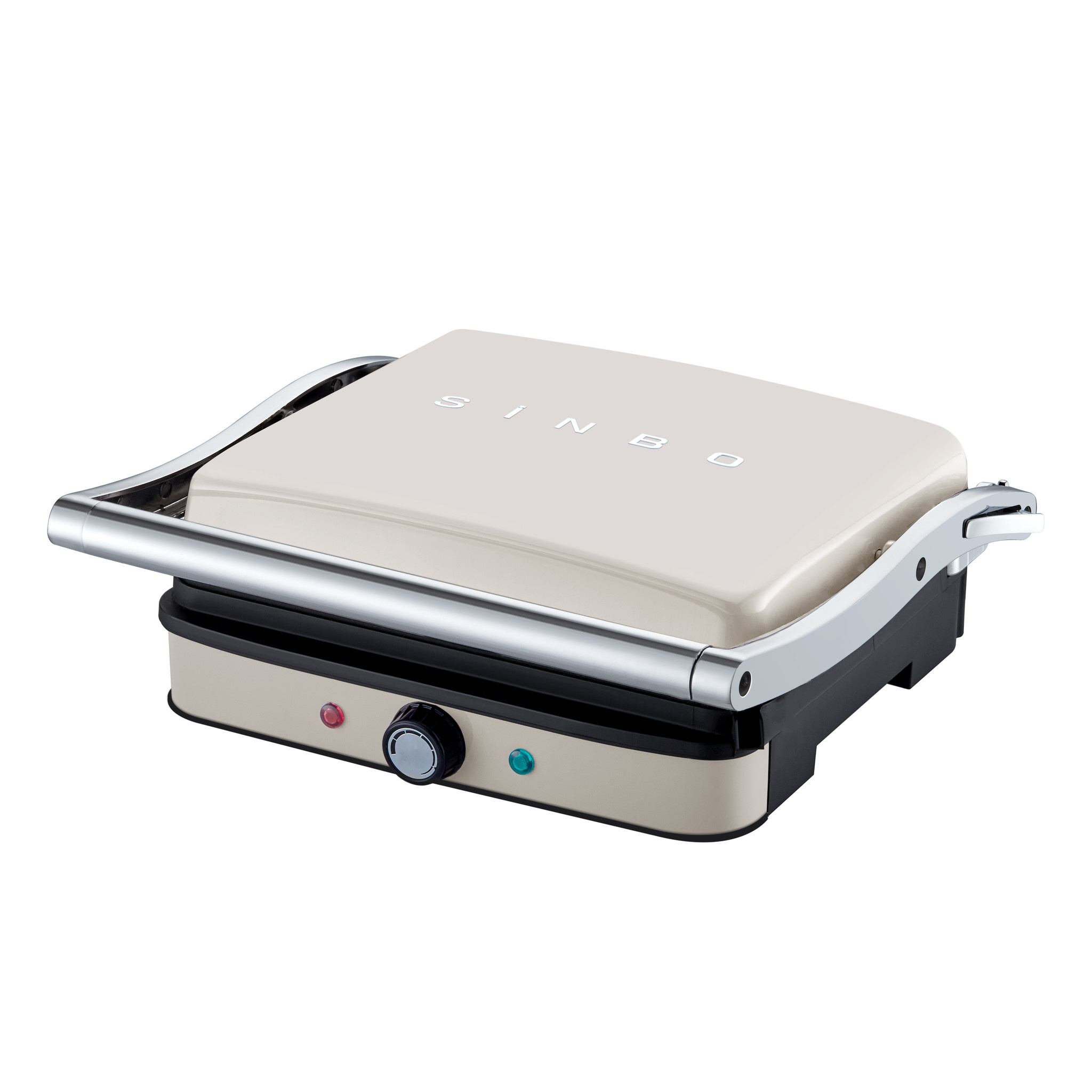 Grill & Sandwichmaker - Contactgrill - Tosti Apparaat - 2000W - Beige