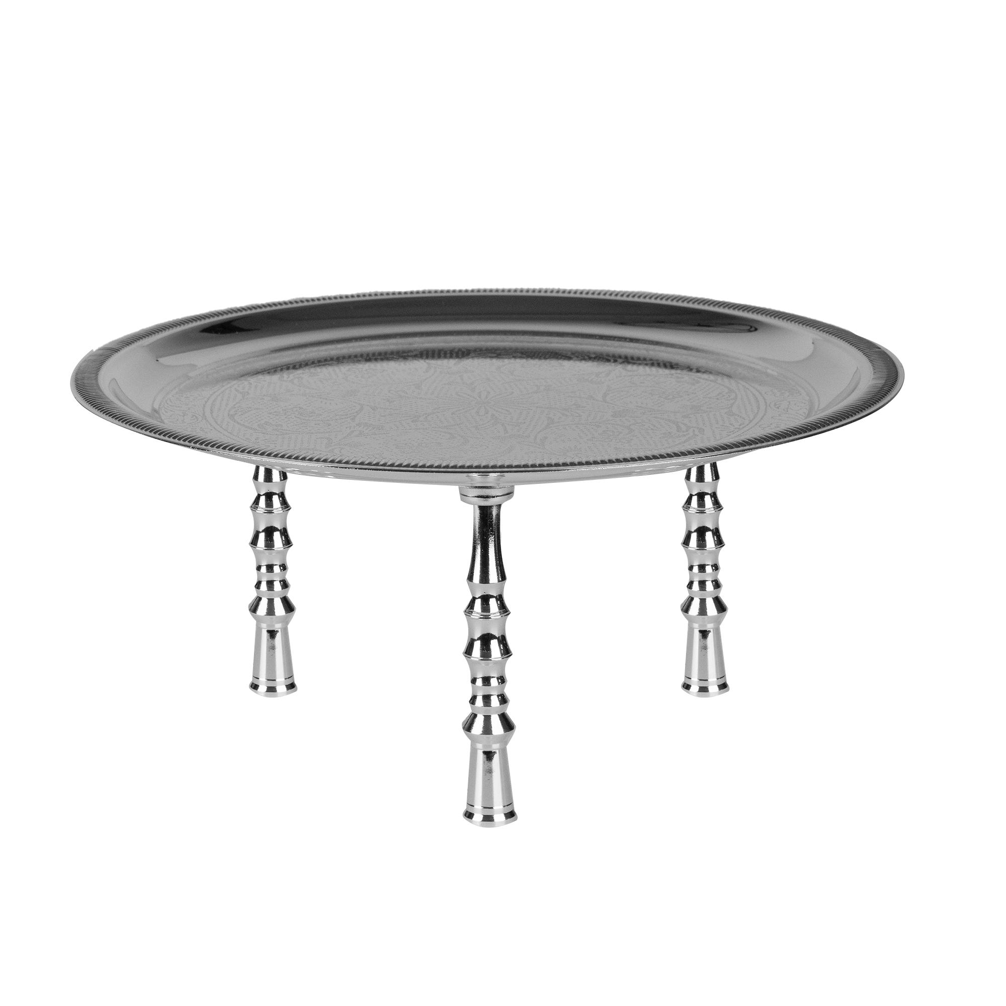 Dienblad - Rond - Ø 31 cm - RVS - Zilver