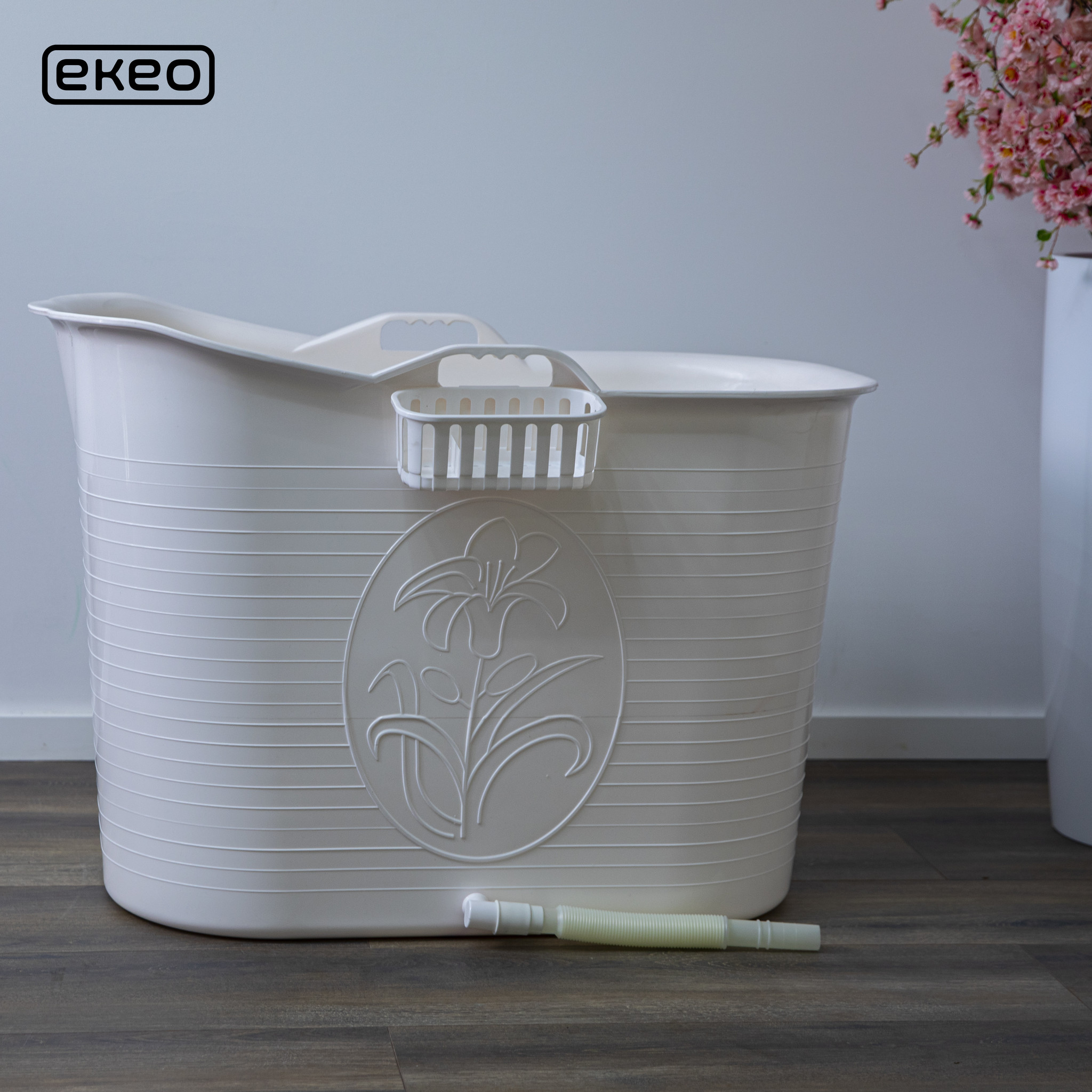 Zitbad Nancy - 200L - Bath Bucket - Wit