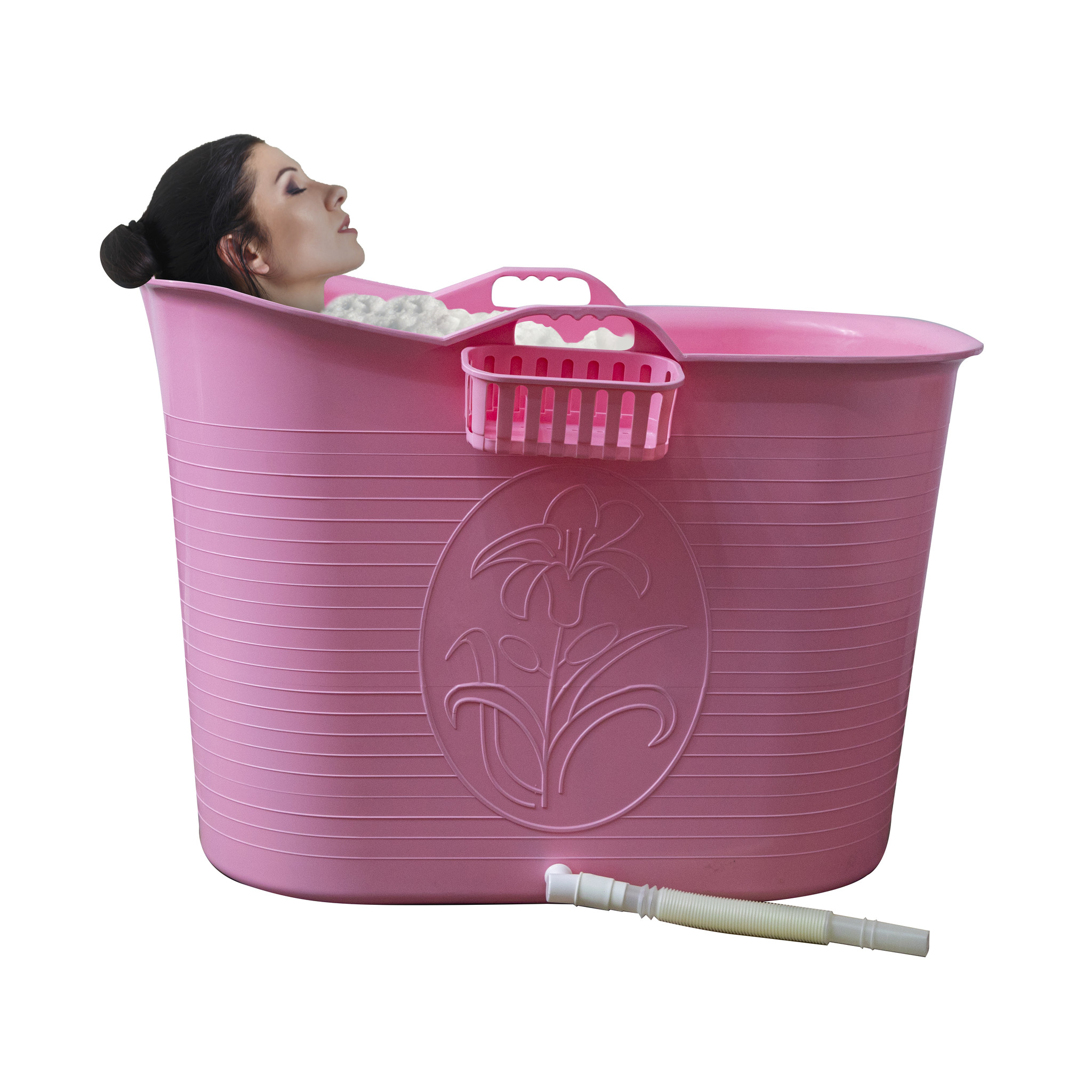 Zitbad Nancy - 200L - Bath Bucket - Roze