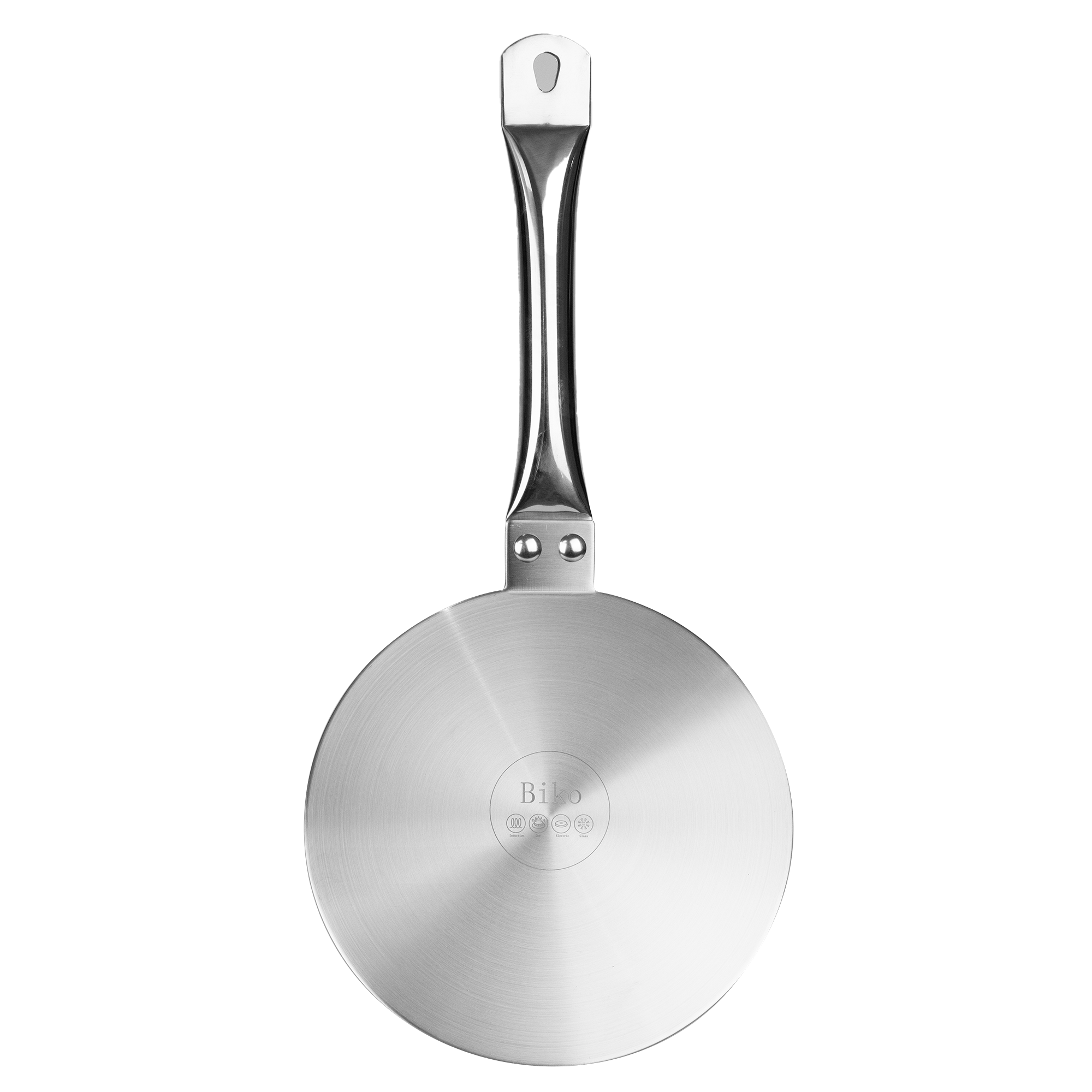 Kookplaat voor inductie - Inductieadapter Ø 24 cm - RVS - Zilver
