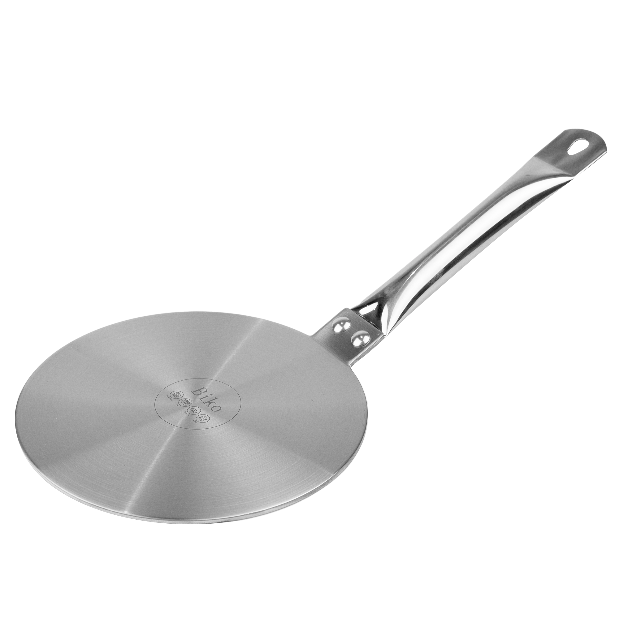 Kookplaat voor inductie - Inductieadapter Ø 20 cm - RVS - Zilver
