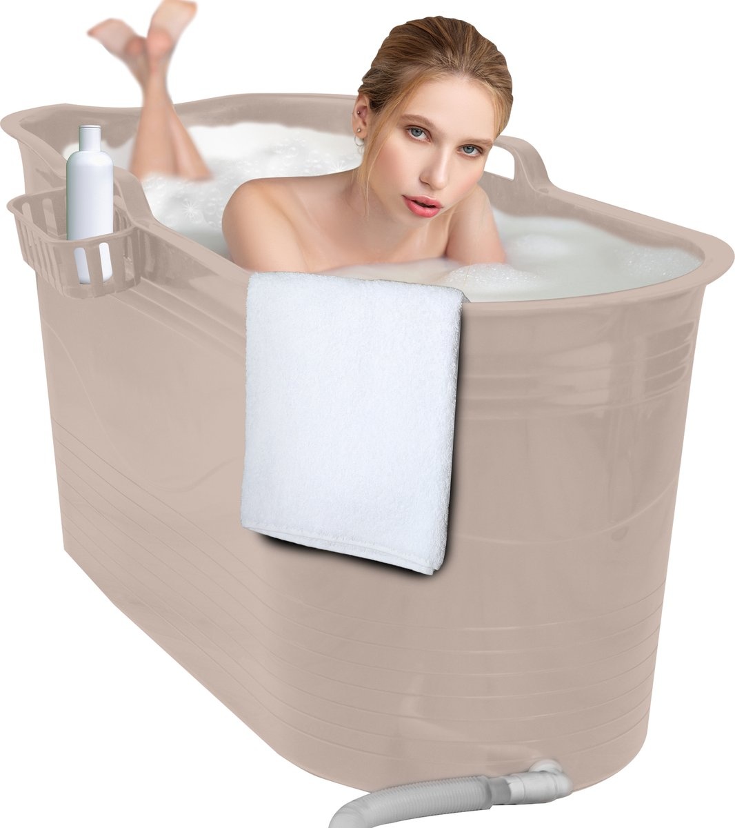 LIFEBATH Zitbad Mira Bath Bucket XL 400L Ligbad 122 cm Costa
