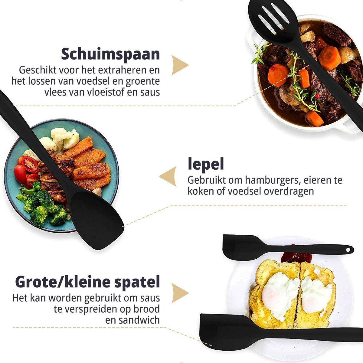MK - Kookgerei - Keukengerei - 33 delige set