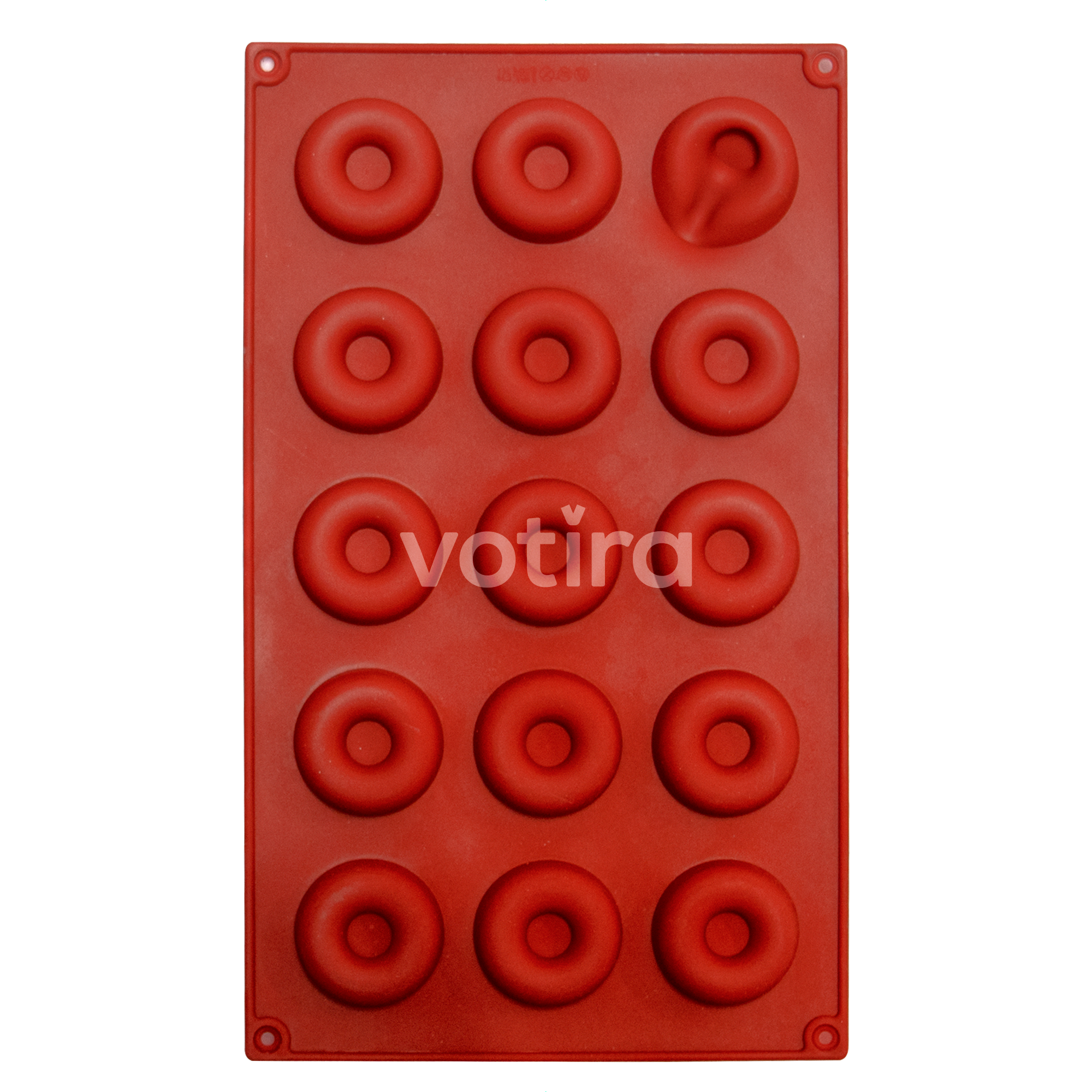 Siliconen bakvorm - Mini donut - Mal - 15 vormpjes - BPA-vrij