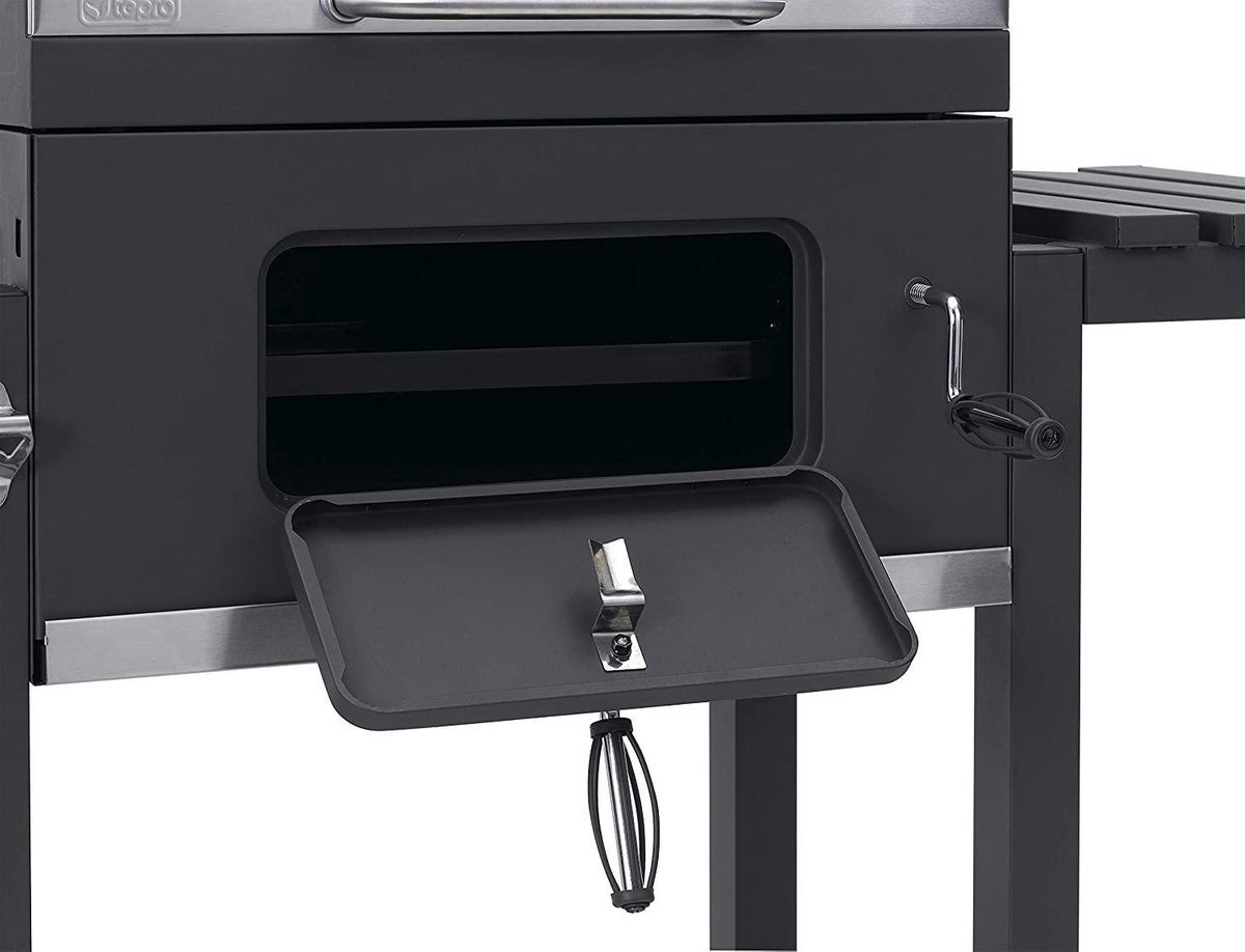 Houtskool Barbecue - Valencia - BBQ - Thermometer - Zwart
