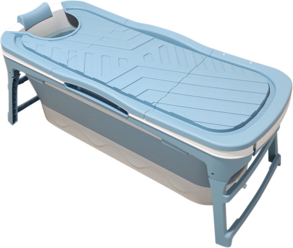 Opvouwbaar Zitbad - Sophie - Opvouwbaar bad - Zitbad - Ligbad - Bath Bucket - 143 cm - Blauw