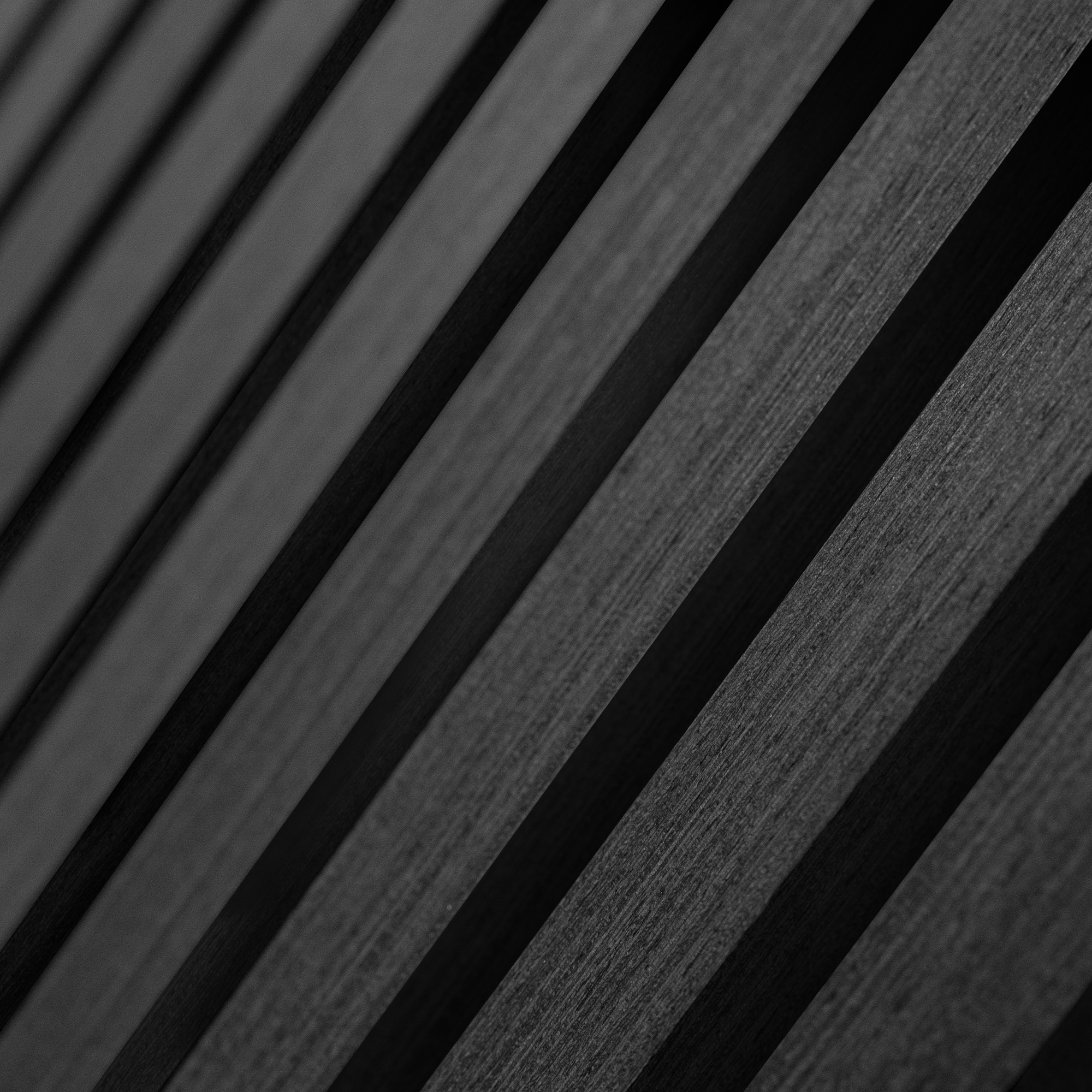 Akupanel - Eiken Zwart - 240 x 60 cm - Lattenwand - Akoestische wandpanelen