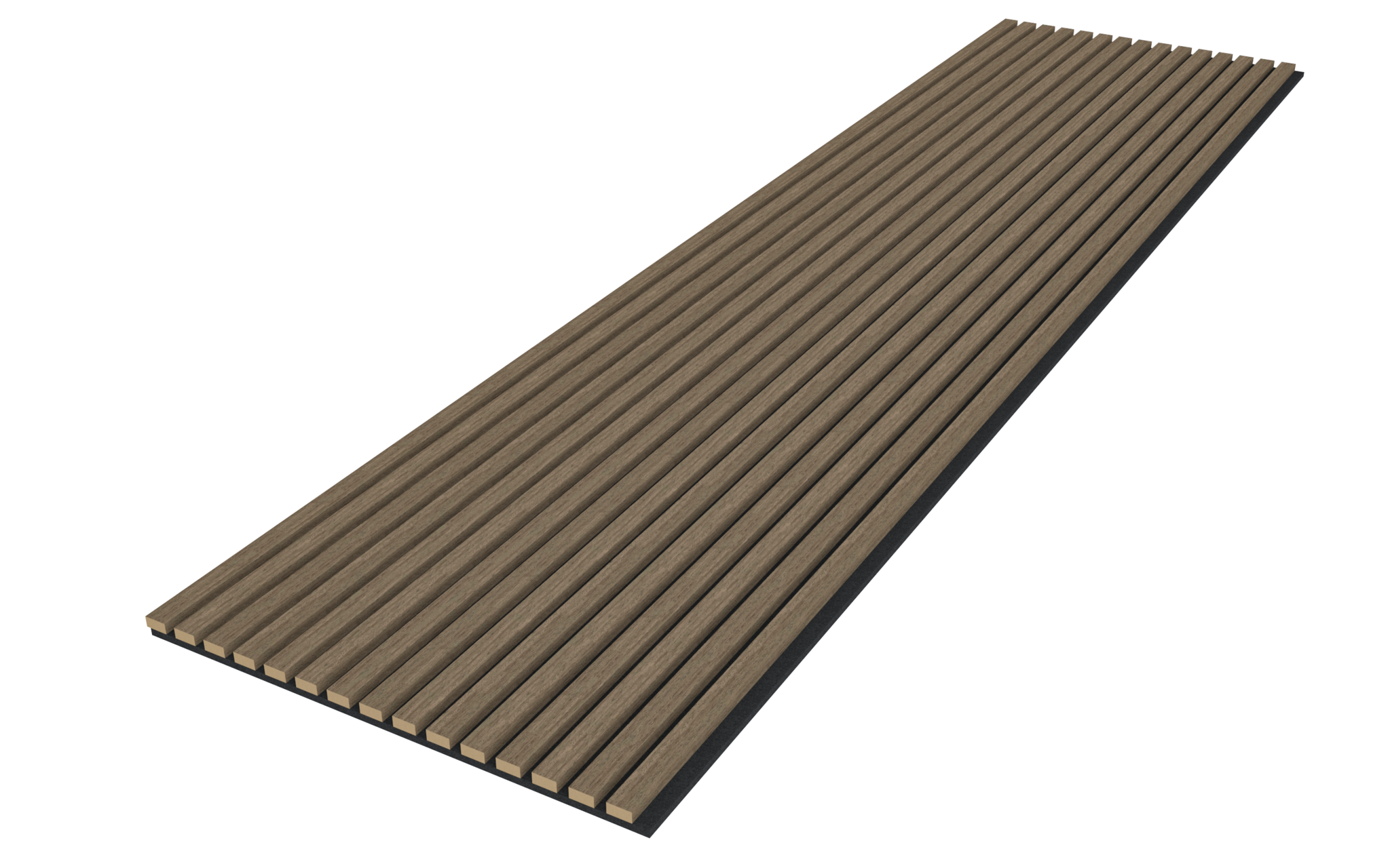 Akupanel - Eiken Walnoot - 300 x 60 cm - Lattenwand - Akoestische wandpanelen
