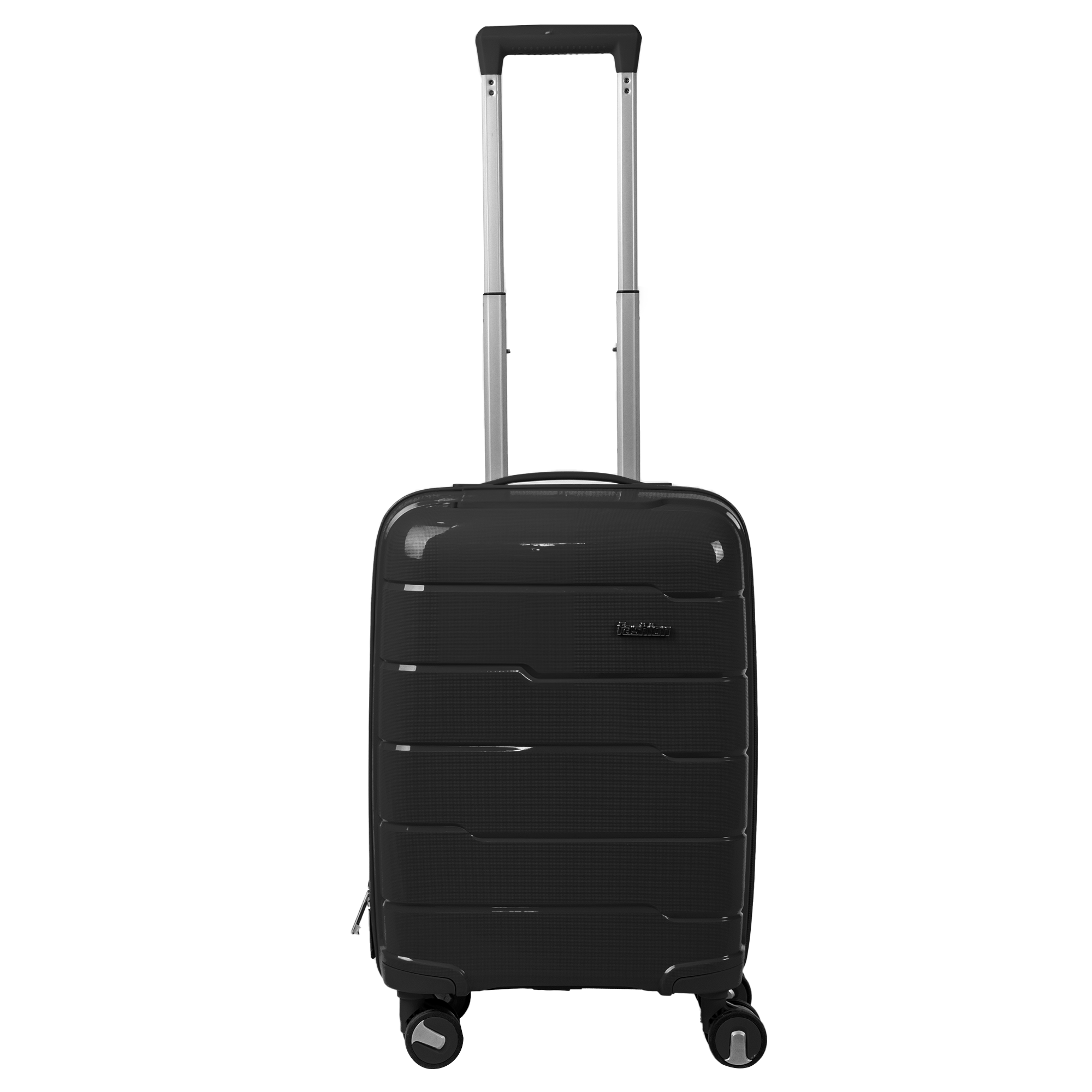 Kofferset 3-delig - Handbagage - Met wielen - Koffers - Premium PP kwaliteit - Trolley - Florence - Zwart