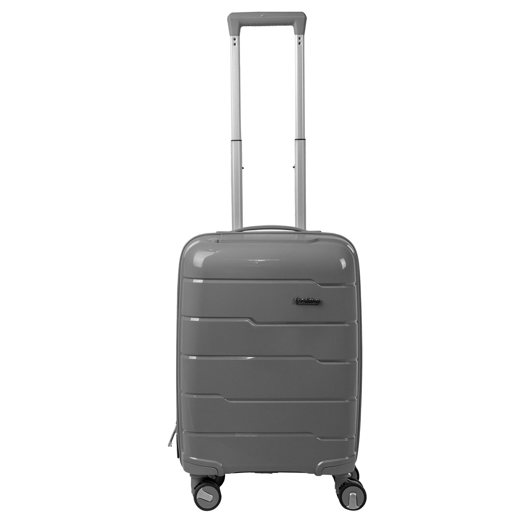 Kofferset 3-delig - Handbagage - Met wielen - Koffers - Premium PP kwaliteit - Trolley - Florence - Grijs