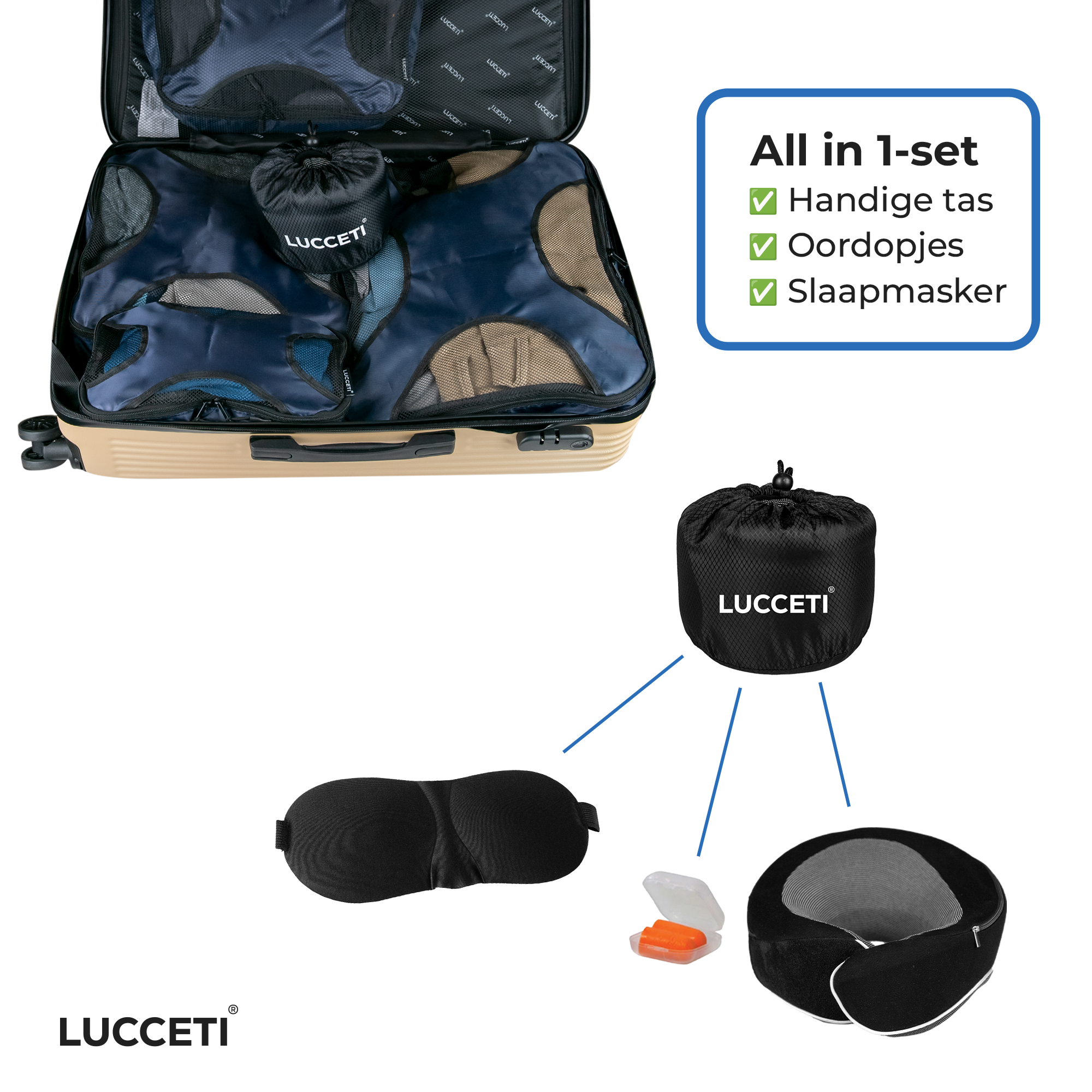 Lucceti - Nekkussen – Premium Reiskussen