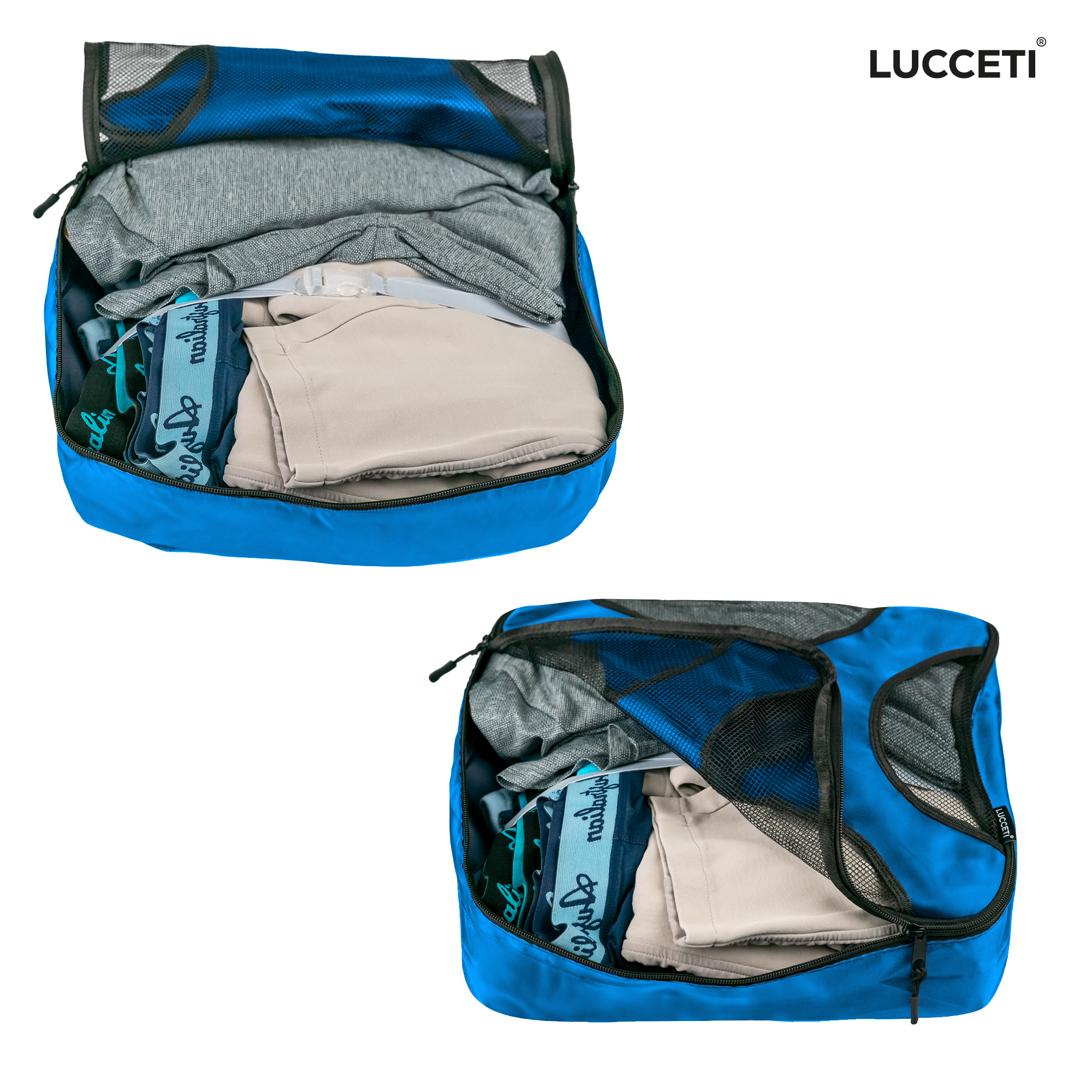 Packing Cubes - Koffer Organizer Set - 4 Delige Set - Voor Koffer en Backpack - Roze