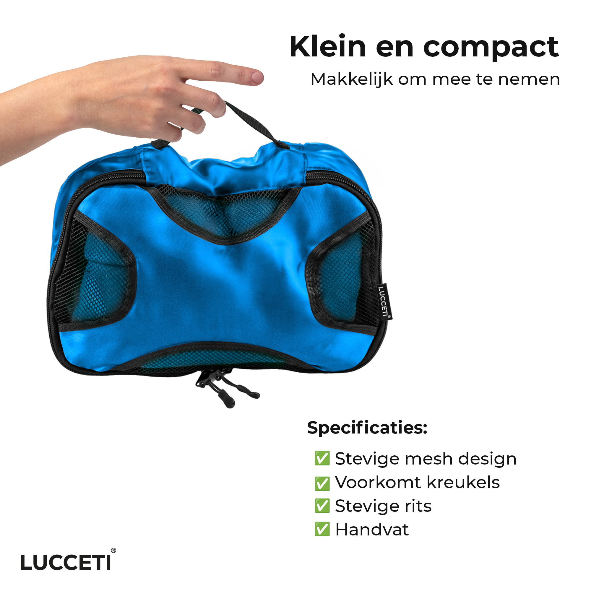 Packing Cubes - Koffer Organizer Set - 4 Delige Set - Voor Koffer en Backpack - Roze
